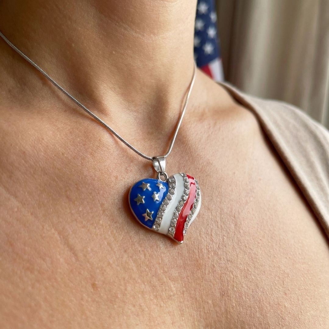 American Heart Necklace