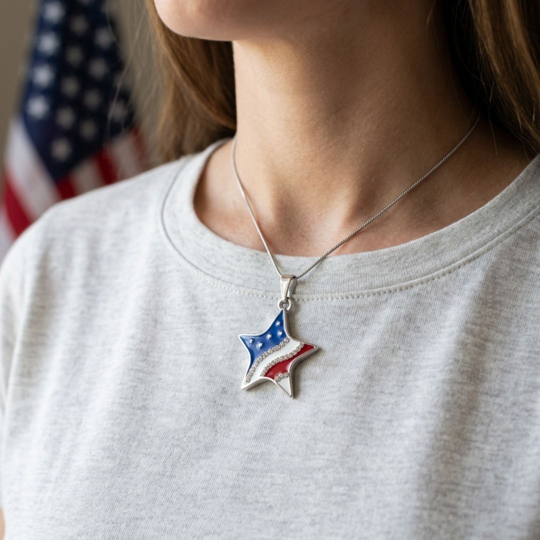 American Star Necklace